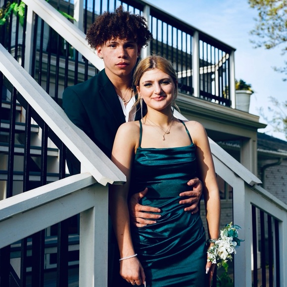 Windsor Teal Prom Dress - Picture 1 of 1